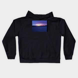 Twilight Over  Lake CatchaComa-Available As Art Prints-Mugs,Cases,Duvets,T Shirts,Stickers,etc Kids Hoodie